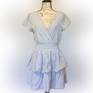 American Eagle Outfitters Blue Striped Dress